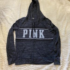 VS PINK GREY ZIP UP!